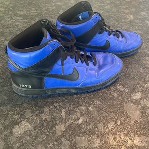 Blue Nike Airforce 1s